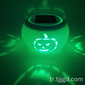 Kabak seramik güneş çim lambası